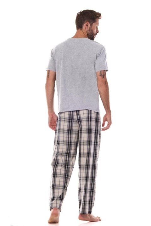 Piżama Męska Model Ben PD 2473 Grey - L&L collection Piżama Męska Model Ben PD 2473 Grey - L&L collection