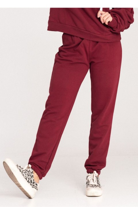 Spodnie Dresowe Model M1056 Bordo - Figl Spodnie Dresowe Model M1056 Bordo - Figl