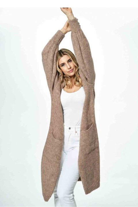 Sweter Kardigan Model M889 Brown - Figl Sweter Kardigan Model M889 Brown - Figl