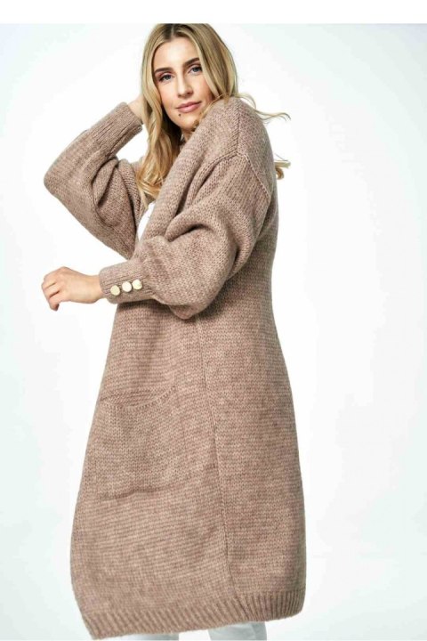 Sweter Kardigan Model M889 Brown - Figl Sweter Kardigan Model M889 Brown - Figl