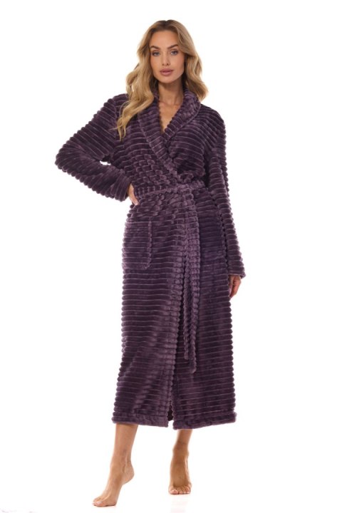 Szlafrok Damski Model Ritta 2415 Ametyst - L&L collection Szlafrok Damski Model Ritta 2415 Ametyst - L&L collection
