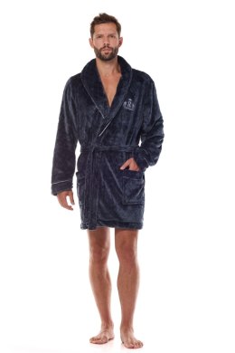 Szlafrok Męski Model BJ 2454 Grafit - L&L collection