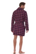 Szlafrok Męski Model Ben BJ Short 2470 Dark Blue - L&L collection
