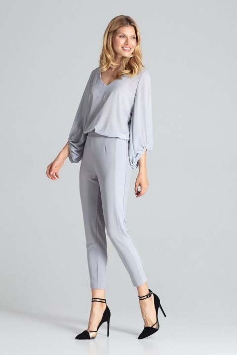 Spodnie Damskie Model M689 Grey - Figl Spodnie Damskie Model M689 Grey - Figl