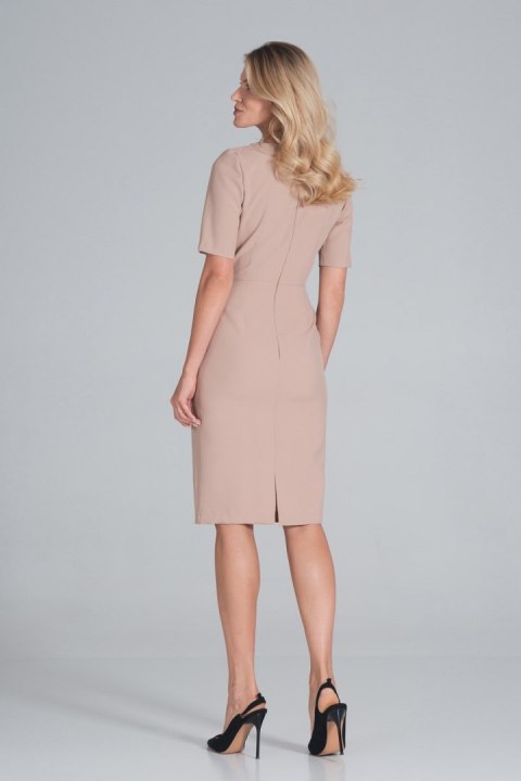 Sukienka Model M851 Beige - Figl Sukienka Model M851 Beige - Figl