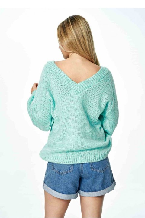 Sweter Damski Model M898 Mint - Figl Sweter Damski Model M898 Mint - Figl