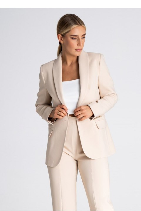 Żakiet Model M954 Beige - Figl Żakiet Model M954 Beige - Figl