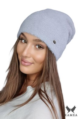IRYDA zimowa czapka damska kolor szary - Kamea