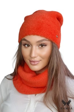 IRYDA zimowa czapka damska polar rudy - Kamea