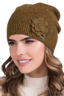 JOVITA czapka damska khaki - Kamea