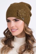 JOVITA czapka damska khaki - Kamea