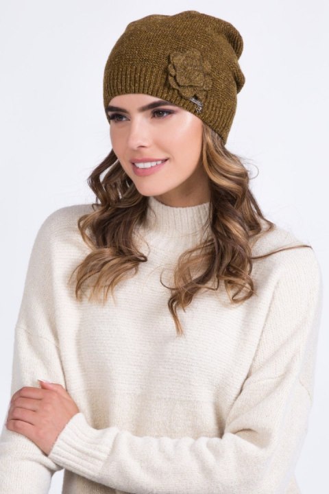 JOVITA czapka damska khaki - Kamea JOVITA czapka damska khaki - Kamea