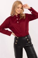 Koszula Damska Model MI-KS-C238.04 Bordo - Italy Moda