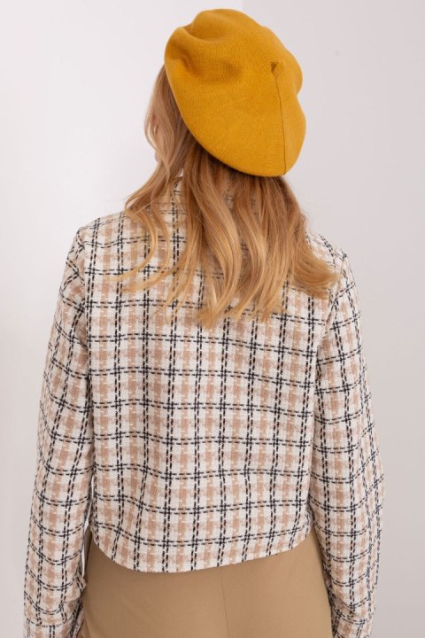 Beret Model AT-CZ-231305.85P Dark Yellow - AT Beret Model AT-CZ-231305.85P Dark Yellow - AT