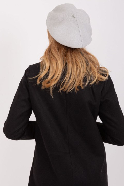 Beret Model AT-CZ-231305.91P Light Grey - AT Beret Model AT-CZ-231305.91P Light Grey - AT