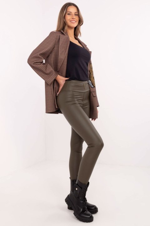 Legginsy Model NM-LG-TR1853.23 Khaki - NM Legginsy Model NM-LG-TR1853.23 Khaki - NM