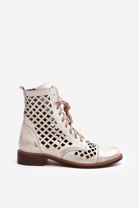 Botki Model Zazoo 2695/004 Gold - Step in style Botki Model Zazoo 2695/004 Gold - Step in style