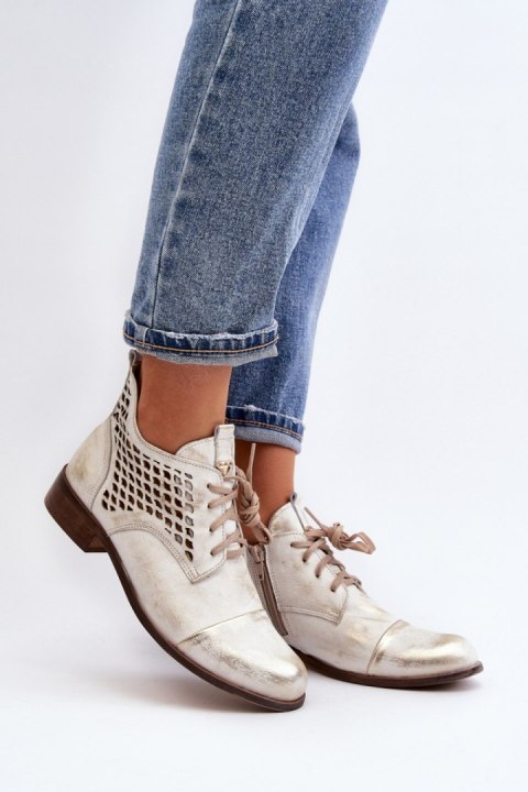 Botki Model Zazoo 2878/004 Silver - Step in style Botki Model Zazoo 2878/004 Silver - Step in style