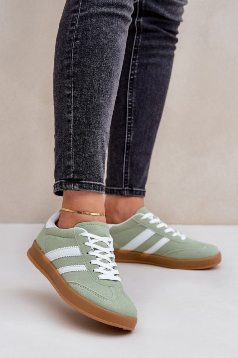 Buty Sportowe Model Ennorwen YY-108 Green - Step in style Buty Sportowe Model Ennorwen YY-108 Green - Step in style