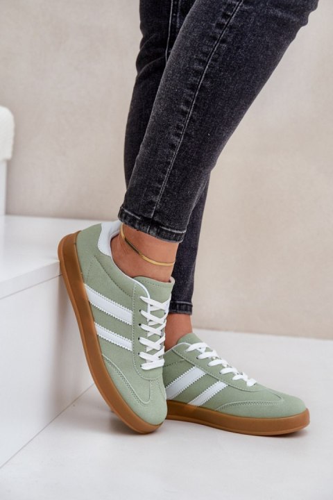 Buty Sportowe Model Ennorwen YY-108 Green - Step in style Buty Sportowe Model Ennorwen YY-108 Green - Step in style