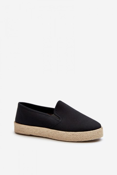 Espadryle Model Naloenma 24TX02-7698 Black - Step in style Espadryle Model Naloenma 24TX02-7698 Black - Step in style