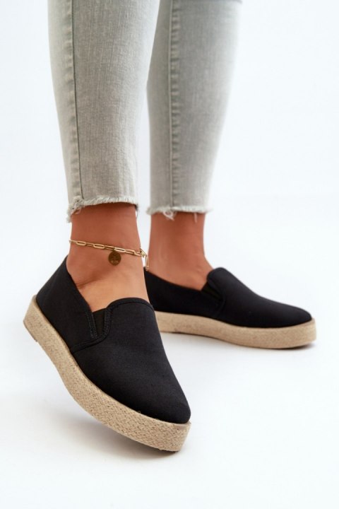 Espadryle Model Naloenma 24TX02-7698 Black - Step in style Espadryle Model Naloenma 24TX02-7698 Black - Step in style