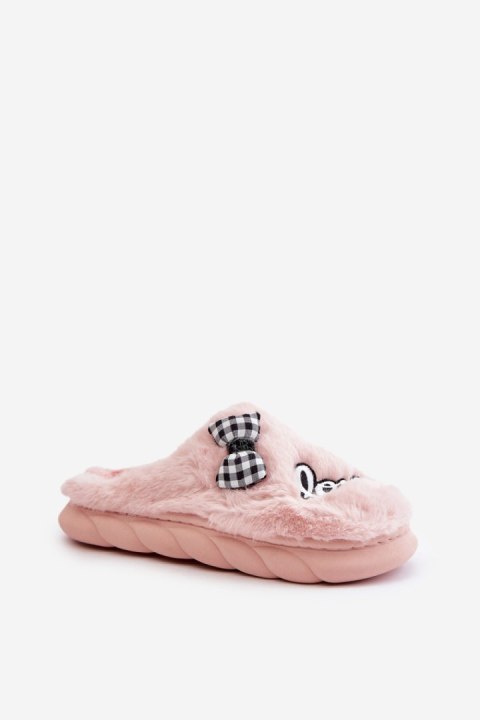 Kapcie Model Linnorelia FA-193 Pink - Step in style Kapcie Model Linnorelia FA-193 Pink - Step in style