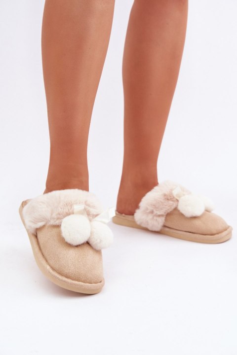 Kapcie Model Nartani YL-311 Beige - Step in style Kapcie Model Nartani YL-311 Beige - Step in style