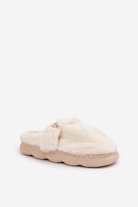 Kapcie Model Primaria YL-318 Light Beige - Step in style Kapcie Model Primaria YL-318 Light Beige - Step in style