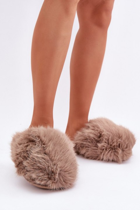 Kapcie Model Wladisa YL-327 Dark Beige - Step in style Kapcie Model Wladisa YL-327 Dark Beige - Step in style