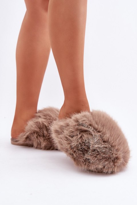 Kapcie Model Wladisa YL-327 Dark Beige - Step in style Kapcie Model Wladisa YL-327 Dark Beige - Step in style