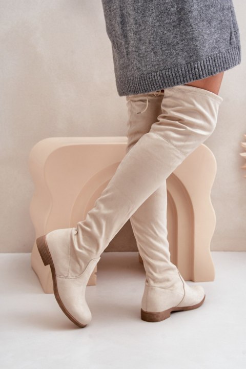 Kozaki Model Linnithia A26 Beige - Step in style Kozaki Model Linnithia A26 Beige - Step in style