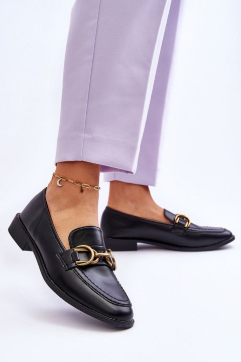 Mokasyny Model Lorien 2623-1 Black - Step in style Mokasyny Model Lorien 2623-1 Black - Step in style
