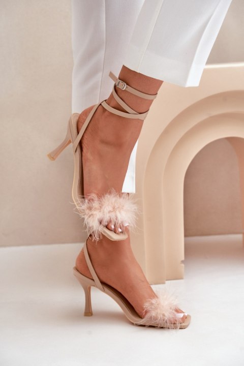 Sandały Model Emilettra JRX2402 Beige - Step in style Sandały Model Emilettra JRX2402 Beige - Step in style