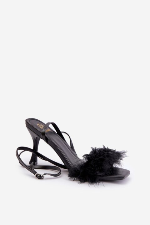 Sandały Model Emilettra JRX2402 Black - Step in style Sandały Model Emilettra JRX2402 Black - Step in style