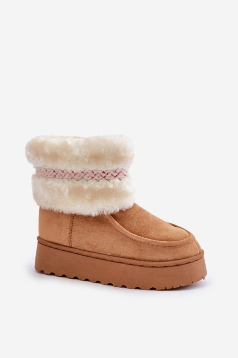 Śniegowce Model Deepanti 20201-4B Camel - Step in style Śniegowce Model Deepanti 20201-4B Camel - Step in style