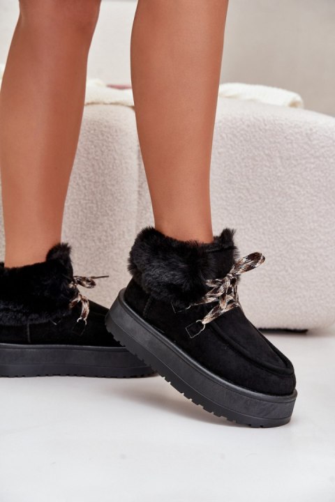 Śniegowce Model Neathren C3016 Black - Step in style Śniegowce Model Neathren C3016 Black - Step in style