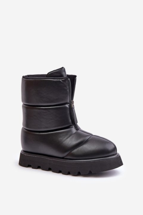 Śniegowce Model Resisia C-314 Black - Step in style Śniegowce Model Resisia C-314 Black - Step in style