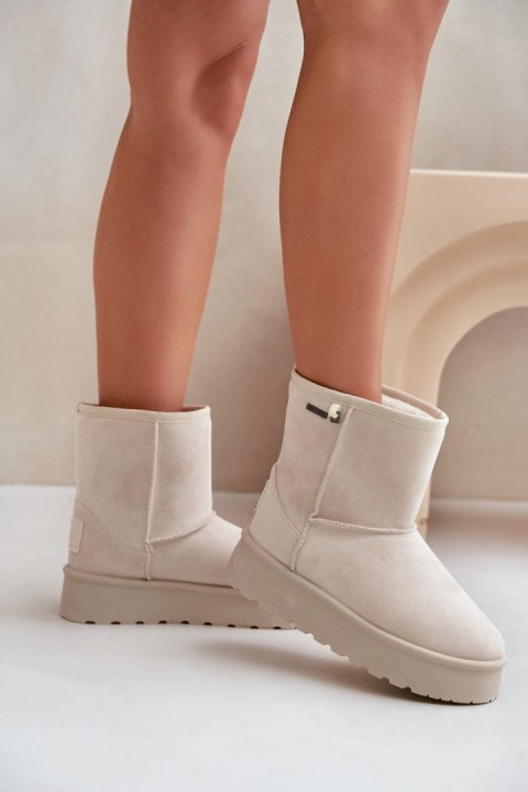 Śniegowce Modele Big Star OO274897 Light Beige - Step in style Śniegowce Modele Big Star OO274897 Light Beige - Step in style
