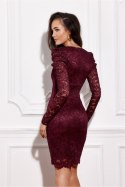 Sukienka Model Carrie BOR SUK0509 Bordo - Roco Fashion