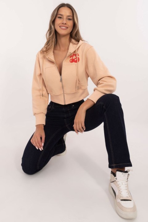 Bluza Damska Model CLM-BL-1331.02P Camel - Factory Price Bluza Damska Model CLM-BL-1331.02P Camel - Factory Price