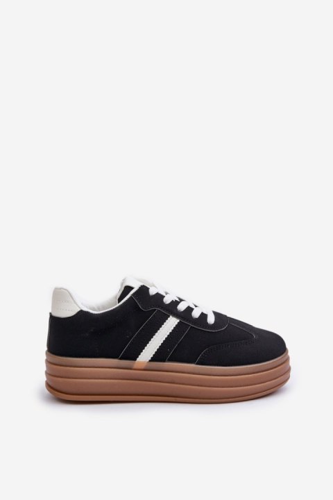 Buty Sportowe Model Dravinnia PC2802 Black - Step in style Buty Sportowe Model Dravinnia PC2802 Black - Step in style