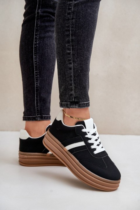 Buty Sportowe Model Dravinnia PC2802 Black - Step in style Buty Sportowe Model Dravinnia PC2802 Black - Step in style