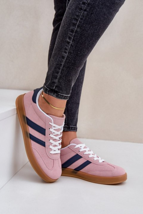 Buty Sportowe Model Ennorwen YY-108 Pink - Step in style Buty Sportowe Model Ennorwen YY-108 Pink - Step in style