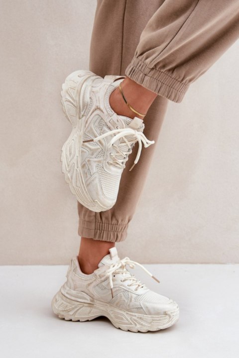 Buty Sportowe Model Seladwen 8952 Beige - Step in style Buty Sportowe Model Seladwen 8952 Beige - Step in style