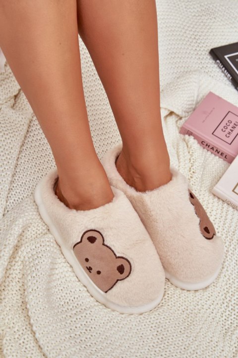 Kapcie Model Firedi Light Beige - Step in style Kapcie Model Firedi Light Beige - Step in style