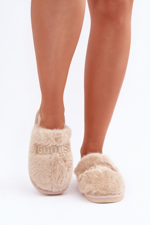 Kapcie Model Kalelia YL-307 Beige - Step in style Kapcie Model Kalelia YL-307 Beige - Step in style