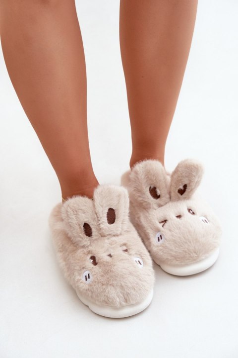 Kapcie Model Natasha FA-196 Beige - Step in style Kapcie Model Natasha FA-196 Beige - Step in style