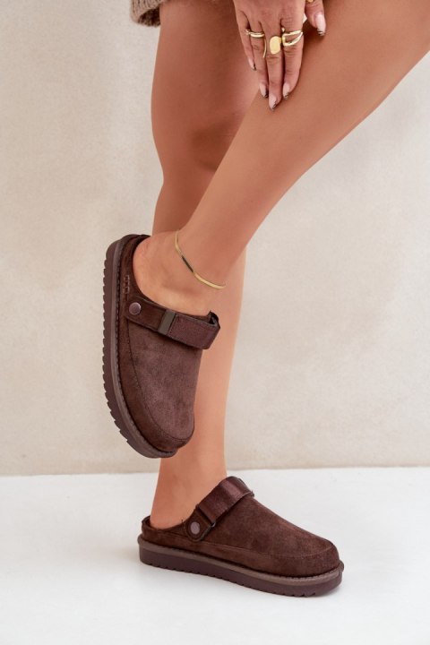 Kapcie Model Neliel CA-27 Czekolada - Step in style Kapcie Model Neliel CA-27 Czekolada - Step in style