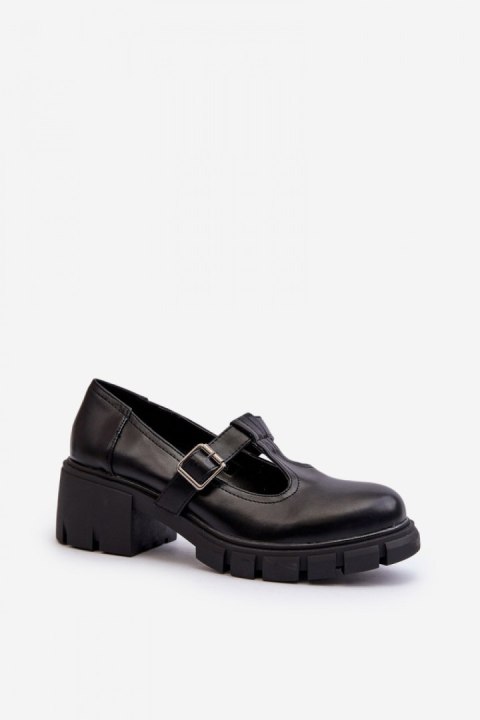 Półbuty Model Emelna RMR2038D-8 Black - Step in style Półbuty Model Emelna RMR2038D-8 Black - Step in style